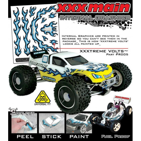 xxxmain Internal Graphic Sticker R005