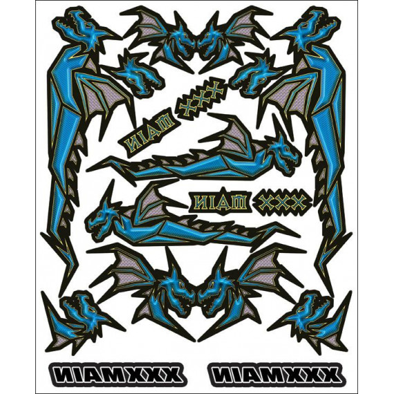 xxxmain Internal Graphic Sticker R019