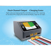 D6 650W 15A Dual-channel Smart Charger for LiHv/LiPo/LiFe/Lilon/Lixx 1~6S