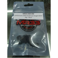 MR33-AWE-BW MR33 Awesomatix MMX Bulkhead Weight Brass 20g - Black