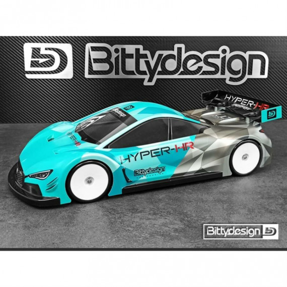 BittyDesign 1/10 Hyper-HR  Touring Clear Body (190mm) Ultra Lightweight HYPHRULT