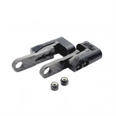 RC MAKER Horizontal Rear Post Body Mounting Set for Zoo/Xtreme - Long (39-46mm)