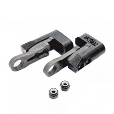 RC MAKER Horizontal Rear Post Body Mounting Set for Zoo/Xtreme - Short (32-39mm)