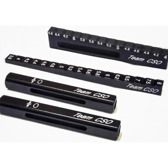 CSO Setup Gauge for 1/10 Touring Car (Black)