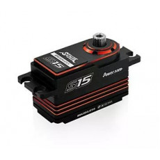 Power HD S15 Red Low Profile (0.06s/15.0kg/7.4V) Brushless Servo S15-RD