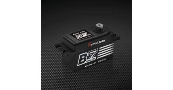 power hd b7 black low profile (0.55s/13.0kg/7.4v) brushless servo