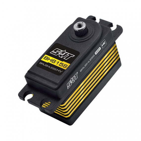 SRT Racing BH615S 1/10 on Road Black/Gold Low Profile (0.045s/15.0kg/8.4V) HV Brushless Servo