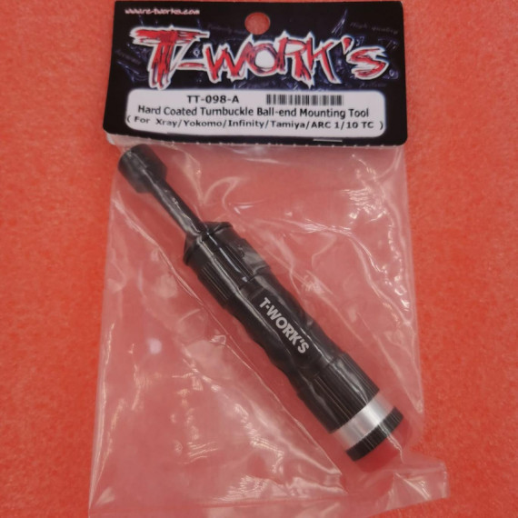 Hard Coated Turnbuckle Ball-end Mounting Tool ( For Xray/Yokomo/Infinity/Tamiya/ARC 1/10 TC ) TT-098-A