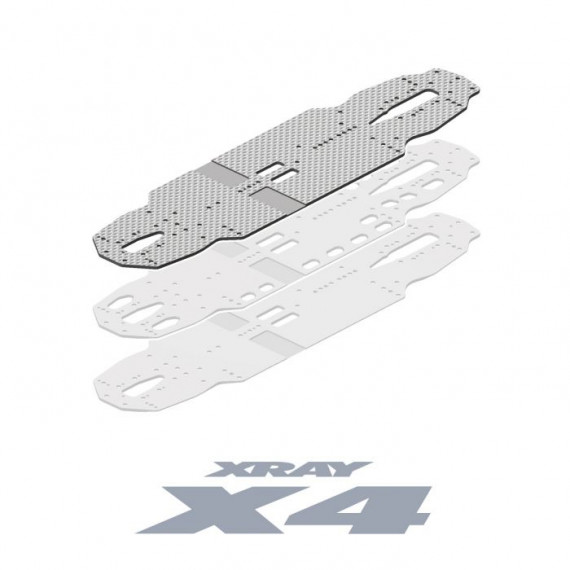 301011 XRAY X4 2.2mm Graphite Chassis