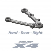 303180-H XRAY X4 CCF Carbon Fiber Fusion Rear Lower Arm - Hard - Right