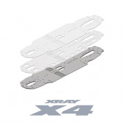 301012 XRAY X4 2.0mm Alu Solid Chassis - Swiss 7075 T6