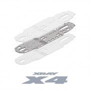 301013 XRAY X4 2.0mm Alu Flex Chassis - Swiss 7075 T6