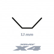 302821 XRay X4 Anti-Roll Bar - Front 1.1mm