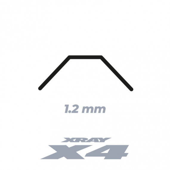 303822 XRay X4 Anti-Roll Bar - Rear 1.2mm