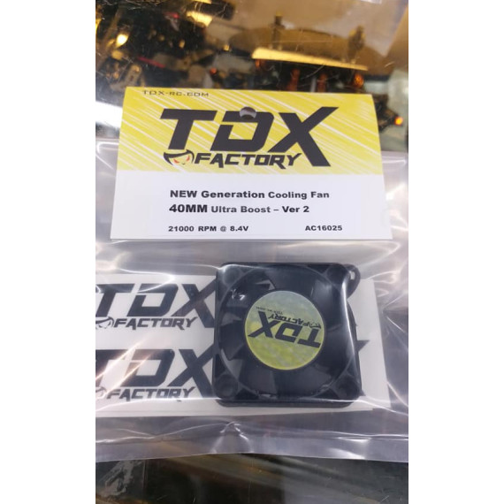 TDX 40mm Ultra Boost Cooling Fan Ver.2 21000RPM 8.4V AC16025