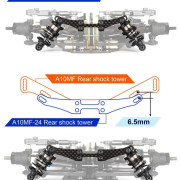 ARC A10MF-24 FWD Car Kit 1:10 with Carbon Chassis R100037